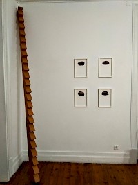 PEDRO SEQUEIRA, Object for a performance, LOUIS CYPRIEN RIALS, Floating stones, Print on Hahnemuhle paper, 2014