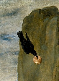 MARTA ALVIM, Object of reference: detail of Diego Velazquez, Saint Anthony Abbot and Saint Paul the Hermit, 1634, personal collection of artist