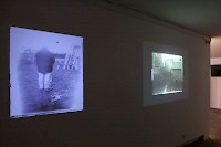 Projected sequence of archival material from the visual archive of the Museum of the National Peasant, Bucharest, Romania