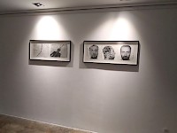 Decebal Scriba: 1. Sign (Cismigiu Gardens), archival pigment print, 80 x 150 cm, 1972 – 1973, framed 2. Mask Series #2, gelatin silver print, 47 x 112 cm, framed, 1976 3. Axis #01, gelatin silver print, 44 x 197 cm, framed, 1984 - 1985