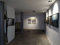 Exhibition view, Patricia Morosan (left), Wanda Mihuleac (center), Nicu Ilfoveanu (right)