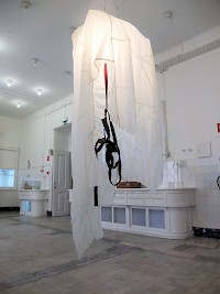 Ancient Laboratory of Analytical Chemistry Images credit: Gilles Zark, with works by SERGIO VERASTEGUI (Meduse 1, 2021)