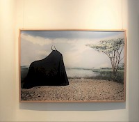 Blue Saloon, Images credit: Gilles Zark KILUANJI KIA HENDA In the Days of a Dark Safari #1-7, 2017