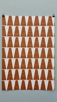 Pedro Sequeira, 2020 Dix dessins, Brique moulue et pierre moulue sur toile (50 x 70 cm)