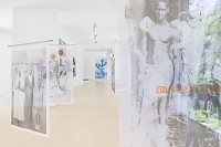 Delio Jasse, E se mais mundo houvera.. 2021. C-print sobre tecido voile, 145x100cm© EGEAC - Galerias Municipais, 2024; Bruno Lopes